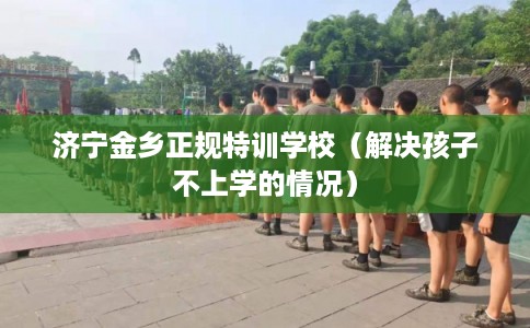 济宁金乡正规特训学校（解决孩子不上学的情况）