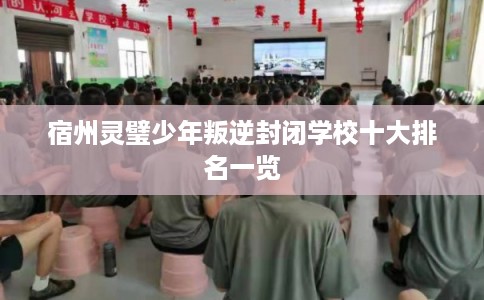 宿州灵璧少年叛逆封闭学校十大排名一览