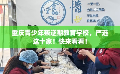 重庆青少年叛逆期教育学校，严选这十家！快来看看！