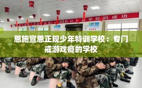 恩施宣恩正规少年特训学校：专门戒游戏瘾的学校