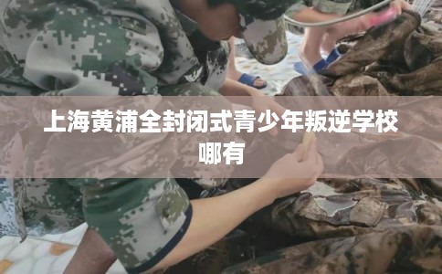 上海黄浦全封闭式青少年叛逆学校哪有