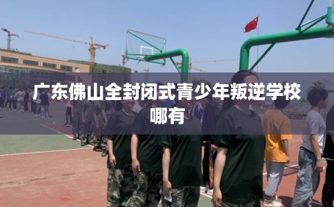 广东佛山全封闭式青少年叛逆学校哪有