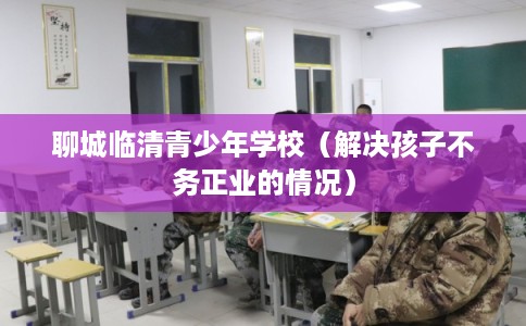 聊城临清青少年学校（解决孩子不务正业的情况）