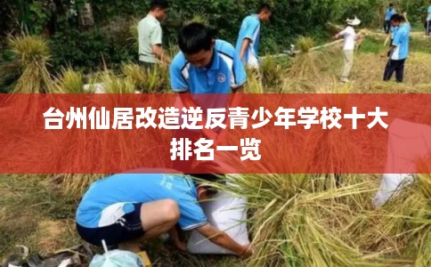 台州仙居改造逆反青少年学校十大排名一览