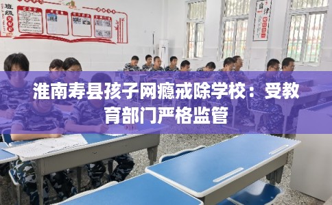 淮南寿县孩子网瘾戒除学校：受教育部门严格监管