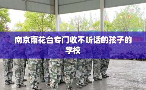 南京雨花台专门收不听话的孩子的学校
