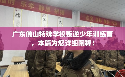 广东佛山特殊学校叛逆少年训练营，本篇为您详细阐释！