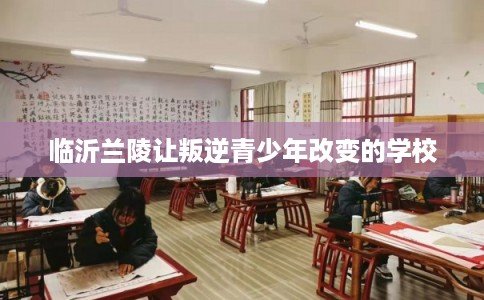 临沂兰陵让叛逆青少年改变的学校