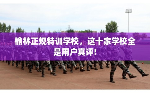 榆林正规特训学校，这十家学校全是用户真评!