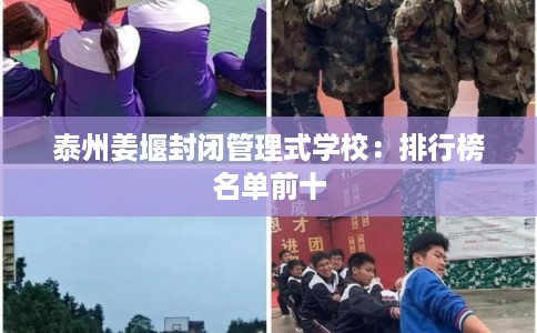 泰州姜堰封闭管理式学校：排行榜名单前十