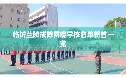临沂兰陵戒除网瘾学校名单榜首一览