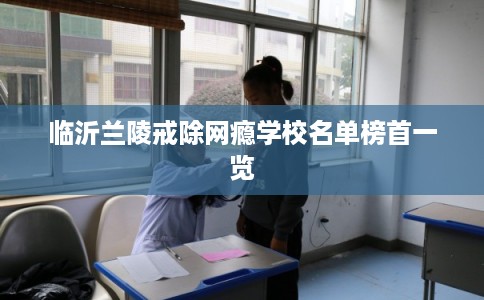 临沂兰陵戒除网瘾学校名单榜首一览