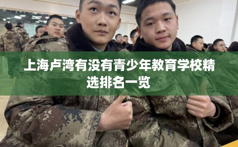 上海卢湾有没有青少年教育学校精选排名一览