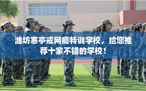 潍坊寒亭戒网瘾特训学校，给您推荐十家不错的学校！