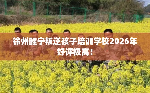 徐州睢宁叛逆孩子培训学校2026年好评极高！