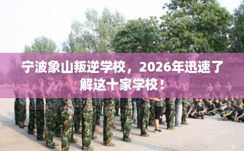 宁波象山叛逆学校，2026年迅速了解这十家学校！