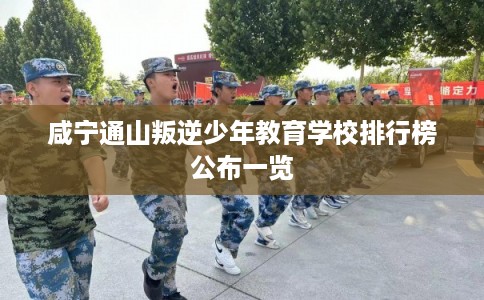 咸宁通山叛逆少年教育学校排行榜公布一览