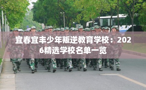 宜春宜丰少年叛逆教育学校：2026精选学校名单一览