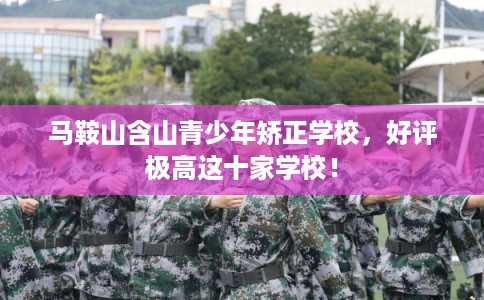 马鞍山含山青少年矫正学校，好评极高这十家学校！