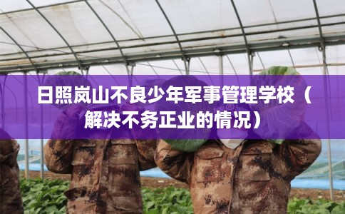 日照岚山不良少年军事管理学校（解决不务正业的情况）