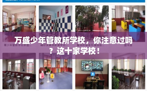 万盛少年管教所学校，你注意过吗？这十家学校！