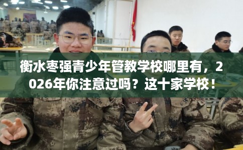 衡水枣强青少年管教学校哪里有，2026年你注意过吗？这十家学校！