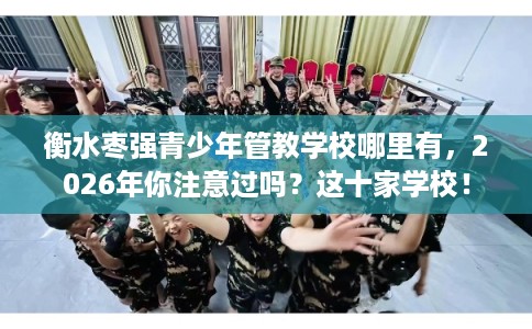 衡水枣强青少年管教学校哪里有，2026年你注意过吗？这十家学校！