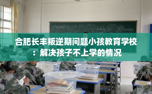合肥长丰叛逆期问题小孩教育学校：解决孩子不上学的情况