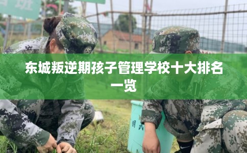 东城叛逆期孩子管理学校十大排名一览