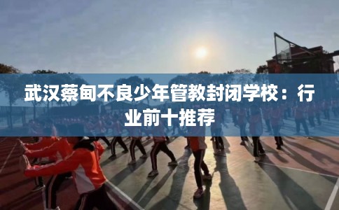 武汉蔡甸不良少年管教封闭学校：行业前十推荐