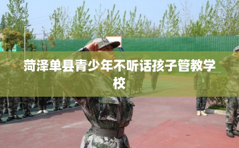 菏泽单县青少年不听话孩子管教学校