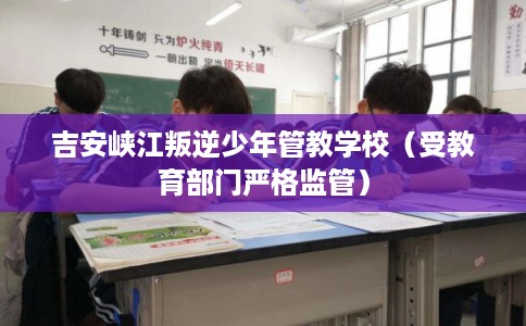 吉安峡江叛逆少年管教学校（受教育部门严格监管）