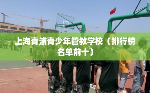 上海青浦青少年管教学校（排行榜名单前十）