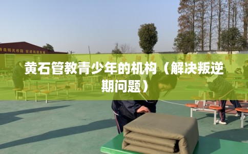 黄石管教青少年的机构（解决叛逆期问题）