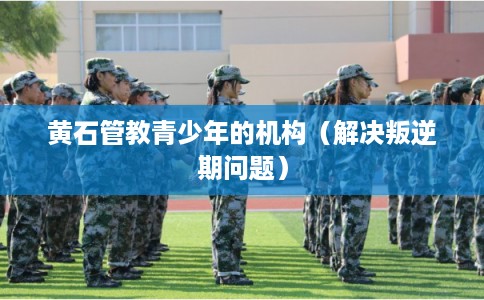 黄石管教青少年的机构（解决叛逆期问题）