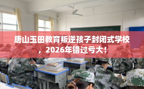 唐山玉田教育叛逆孩子封闭式学校，2026年错过亏大！