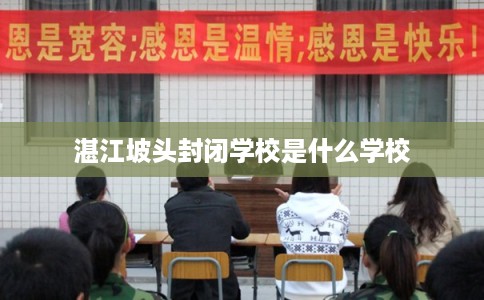 湛江坡头封闭学校是什么学校
