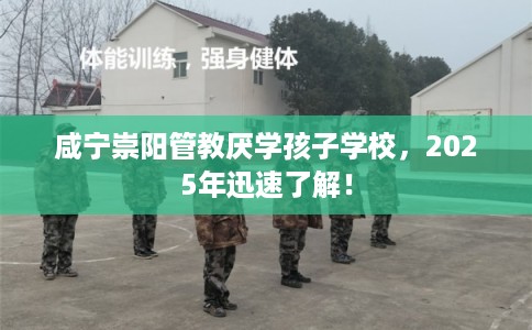 咸宁崇阳管教厌学孩子学校，2025年迅速了解！