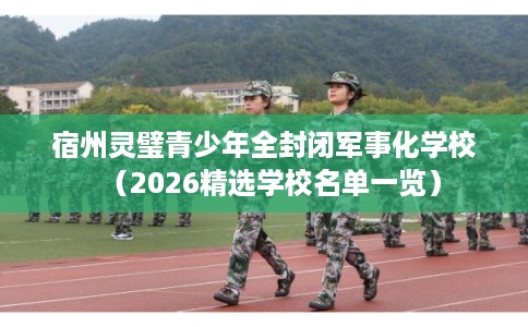 宿州灵璧青少年全封闭军事化学校（2026精选学校名单一览）