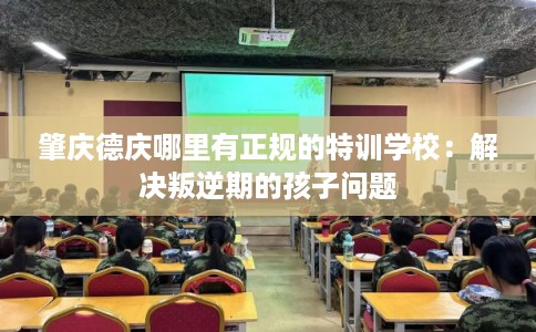 肇庆德庆哪里有正规的特训学校：解决叛逆期的孩子问题