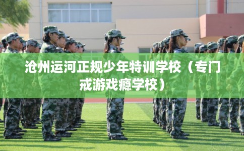 沧州运河正规少年特训学校（专门戒游戏瘾学校）