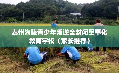 泰州海陵青少年叛逆全封闭军事化教育学校（家长推荐）