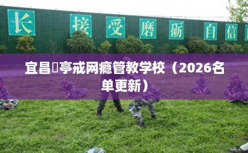 宜昌猇亭戒网瘾管教学校（2026名单更新）