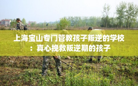 上海宝山专门管教孩子叛逆的学校：真心挽救叛逆期的孩子
