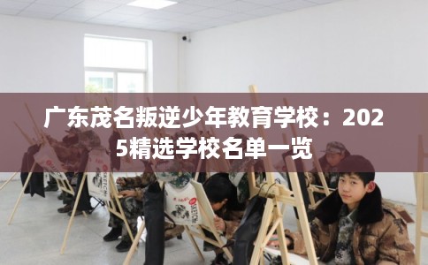 广东茂名叛逆少年教育学校：2025精选学校名单一览