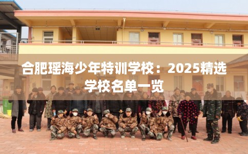 合肥瑶海少年特训学校：2025精选学校名单一览