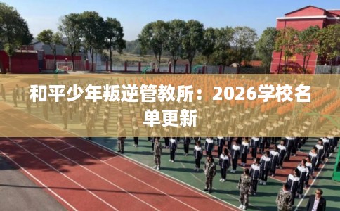和平少年叛逆管教所：2026学校名单更新