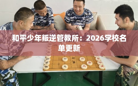 和平少年叛逆管教所：2026学校名单更新