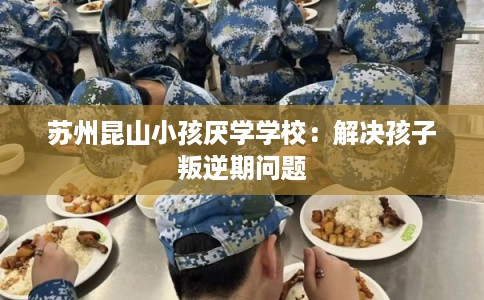 苏州昆山小孩厌学学校：解决孩子叛逆期问题