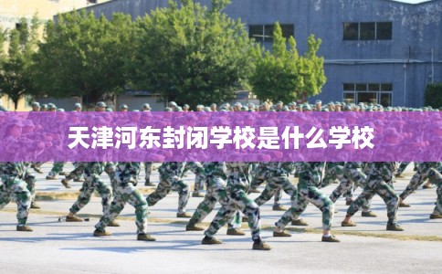 天津河东封闭学校是什么学校